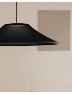 Lámpara colgante Warp Base - Arkoslight - Diseño moderno con pantalla textil translúcida