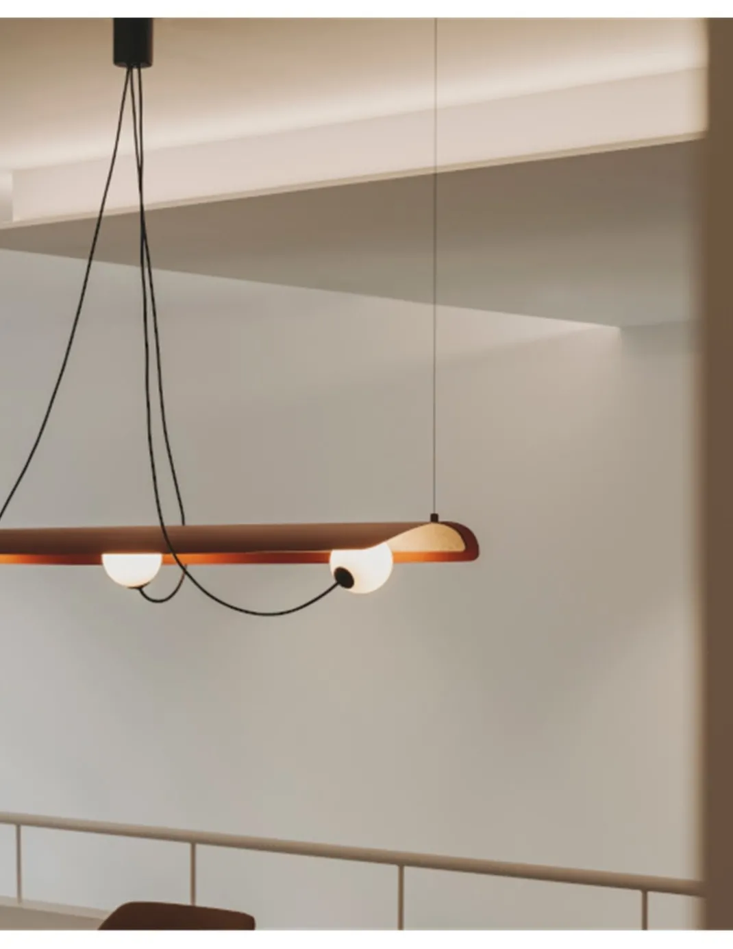 Lámpara colgante Wire - Milan - Lámpara acústica de diseño lineal