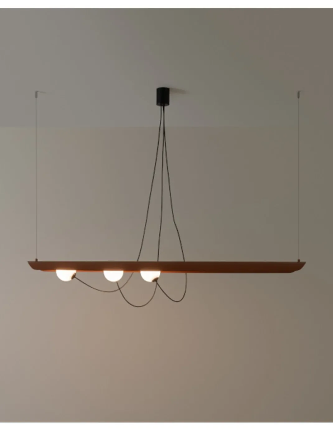 Lámpara colgante Wire - Milan - Lámpara acústica de diseño lineal