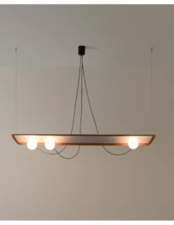 Lámpara colgante Wire - Milan - Lámpara acústica de diseño lineal