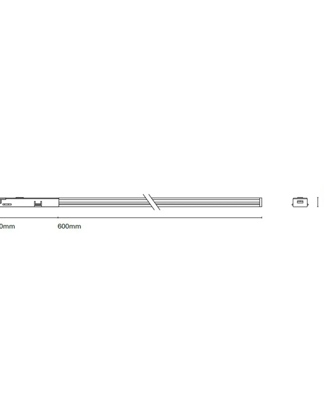 Lámpara de carril 48V Mini Linear - Nexia - Sistema lineal LED