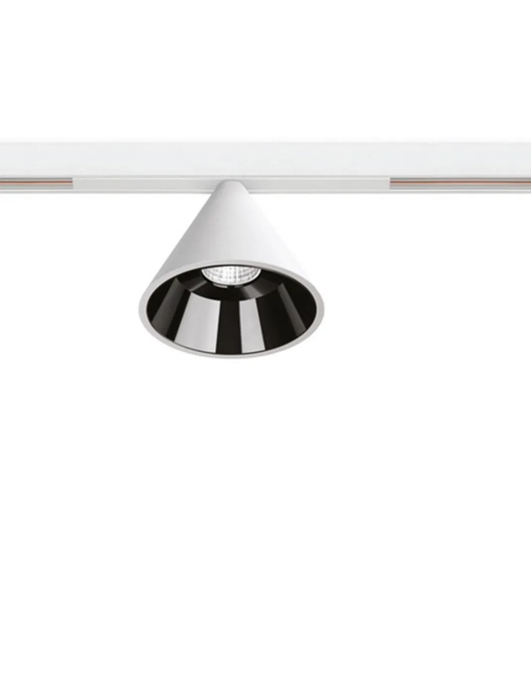 Lámpara de carril Wiz 48V Short - Arkoslight - Downlight con efecto The Invisible Black