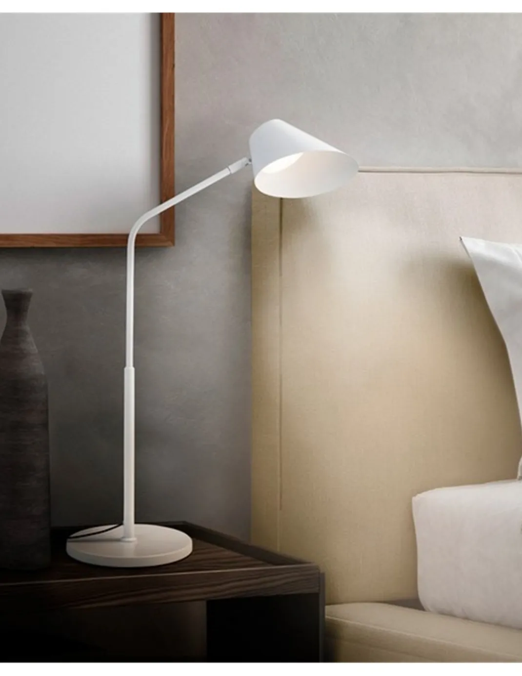 Lámpara de escritorio Esino - Schuller - Foco orientable, luz LED regulable