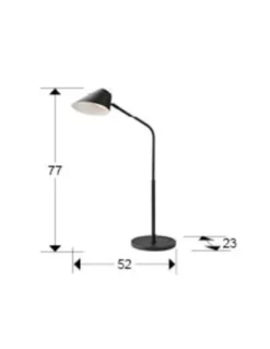Lámpara de escritorio Esino - Schuller - Foco orientable, luz LED regulable