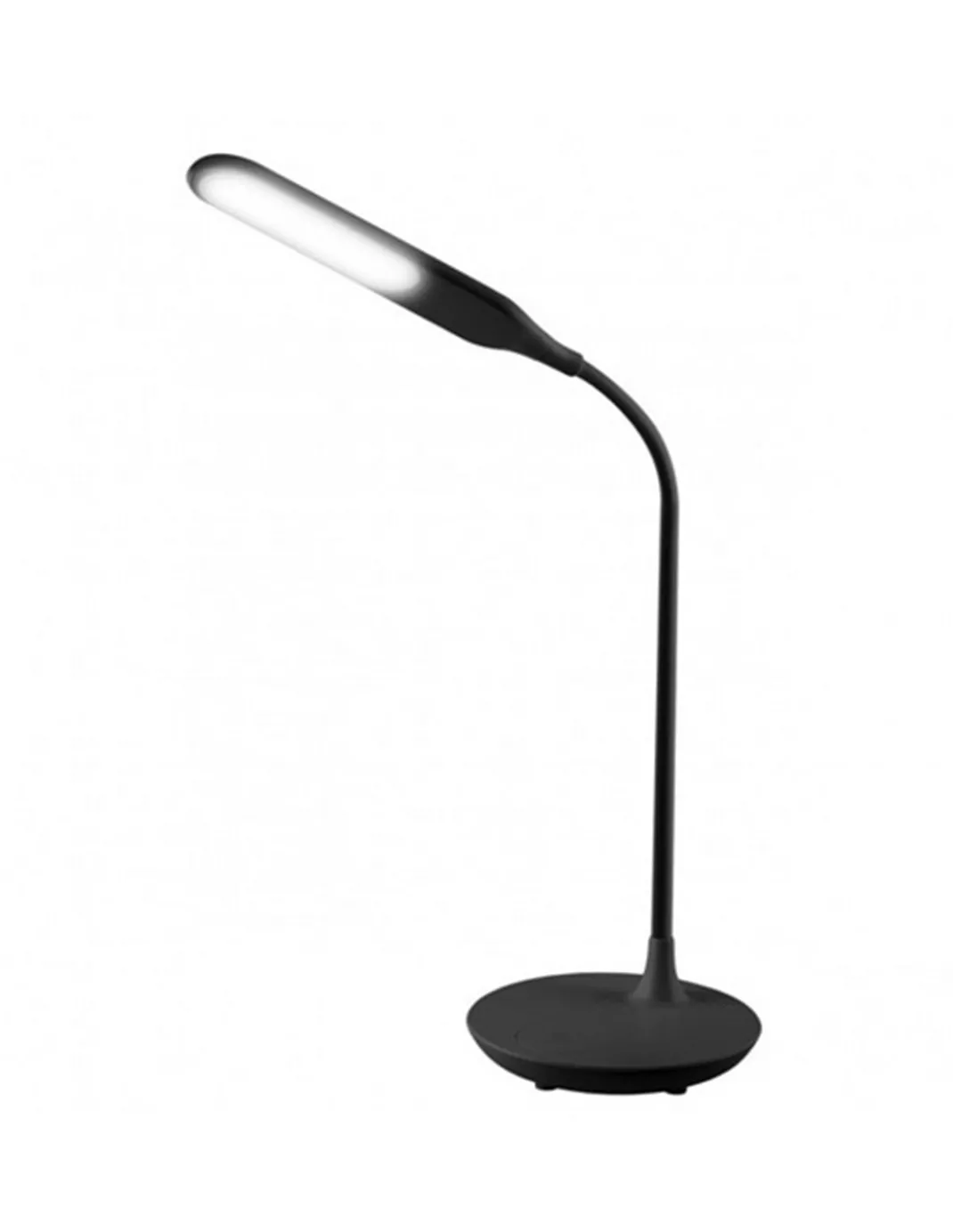 Lámpara de escritorio Luana - AJP - Flexo orientable negro, LED regulable