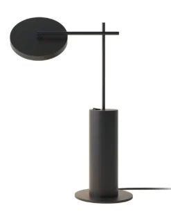 Lámpara de escritorio Rafaela - Robin - Lámpara negra de mesa de diseño moderno y minimalista
