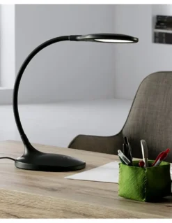 Lámpara de escritorio Scoop – Schuller – Brazo flexible, LED regulable
