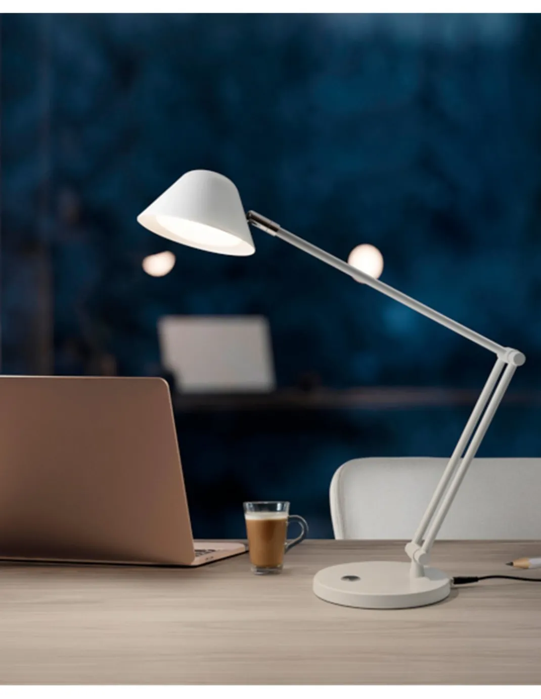 Lámpara de escritorio Taros - Schuller - Lámpara de estudio orientable, LED regulable