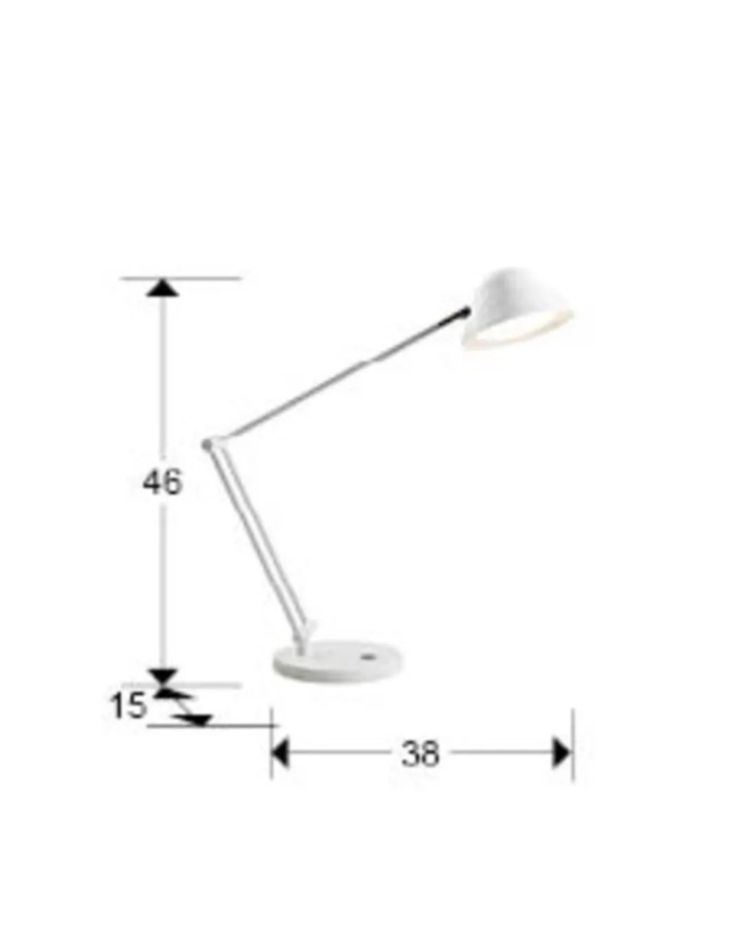 Lámpara de escritorio Taros - Schuller - Lámpara de estudio orientable, LED regulable