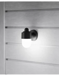 Lámpara de exterior Alan - FORLIGHT - Aplique de pared negro