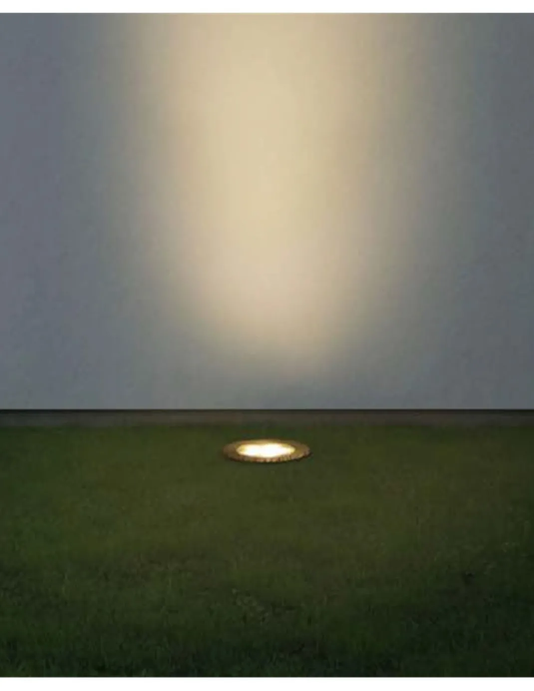 Lámpara de exterior para suelo Incasso – FORLIGHT – Foco de acero inoxidable, LED PRO 3000K, Diámetro: 12 cm