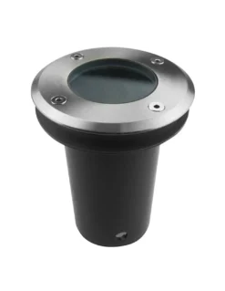 Lámpara de exterior para suelo Ringo – FORLIGHT – Foco de acero inoxidable, GU10 IP65/67, Diámetro: 11 cm
