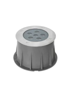 Lámpara de exterior para suelo Ringo – FORLIGHT – Foco LED 3000K, Diámetro: 15,5 cm