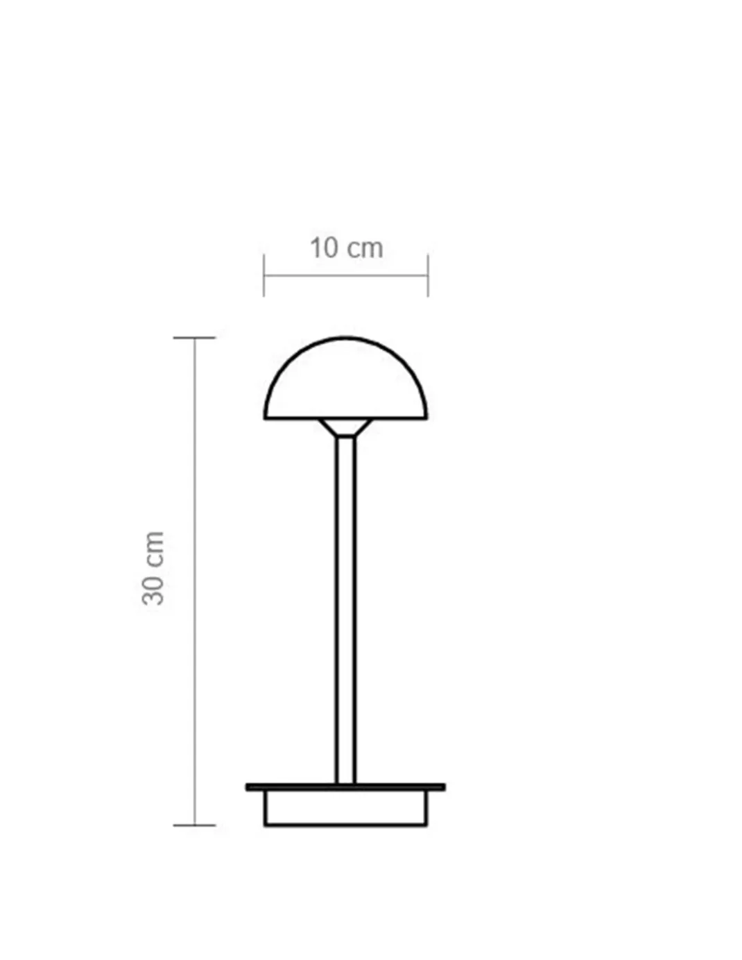 Lámpara de mesa Absidiola - Luxcambra - Lámpara moderna de cerámica, 2 tamaños