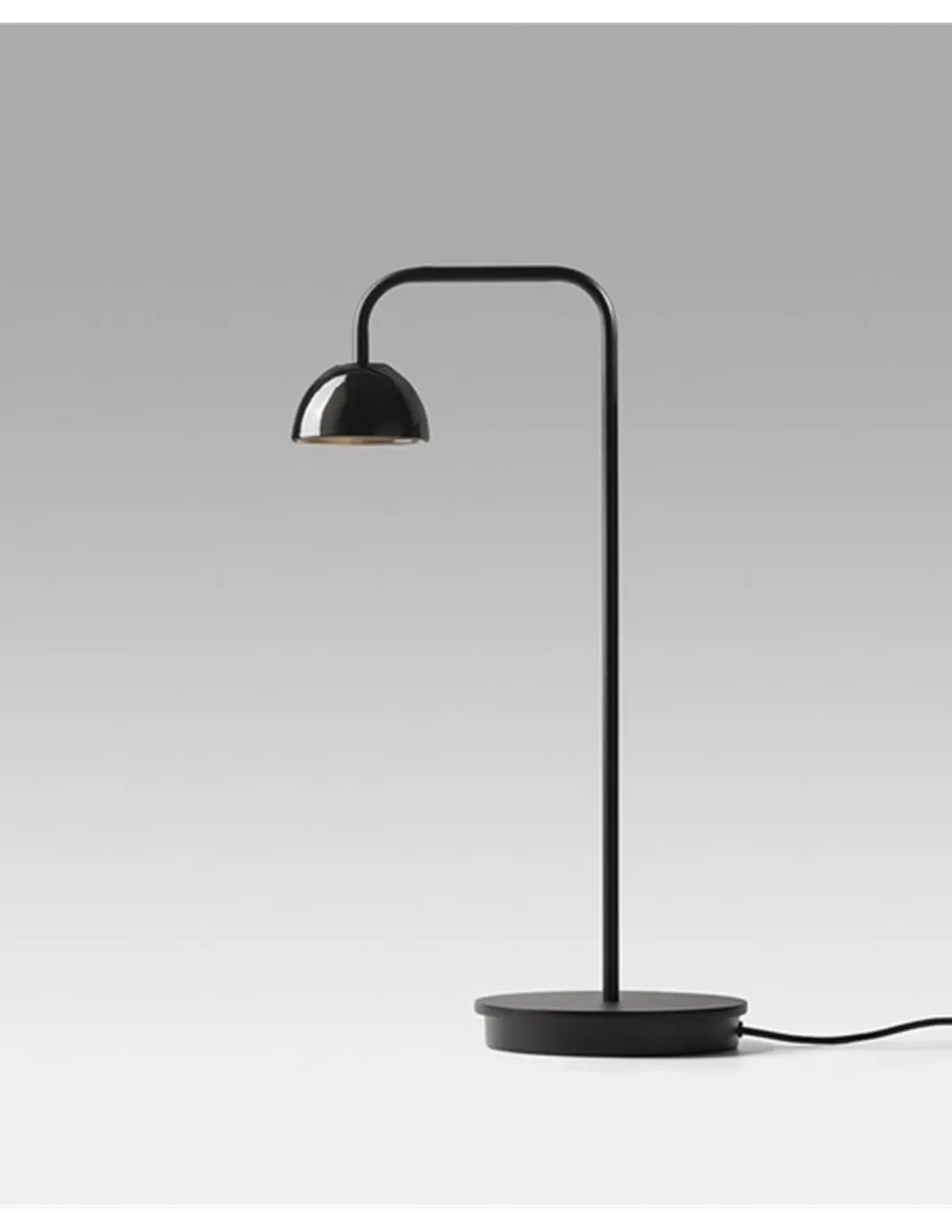 Lámpara de mesa Absidiola - Luxcambra - Lámpara con brazo largo, pantalla de cerámica