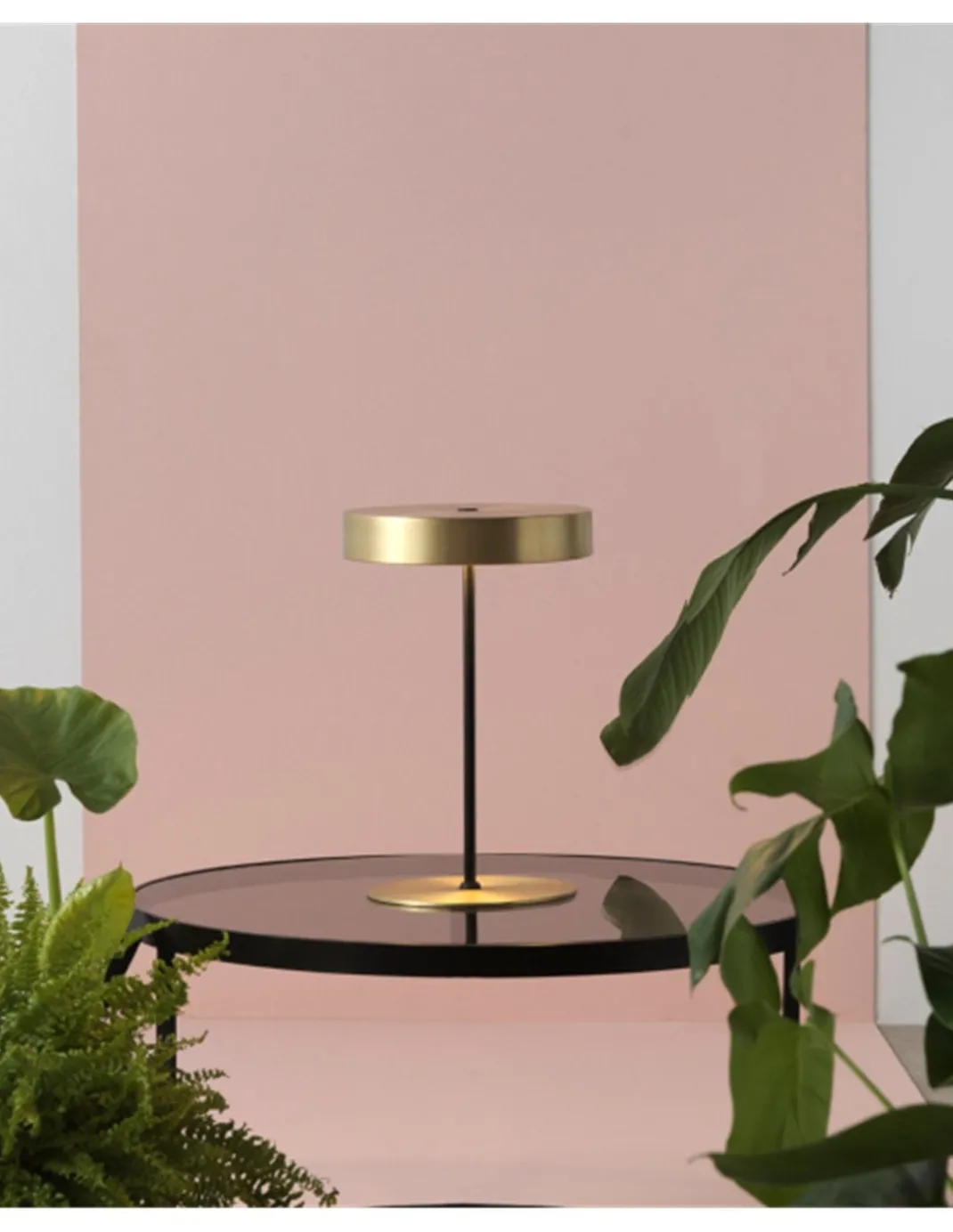 Lámpara de mesa Ambor – Aromas – Lámpara dorada, LED 3000K, Regulable