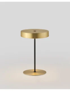 Lámpara de mesa Ambor – Aromas – Lámpara dorada, LED 3000K, Regulable