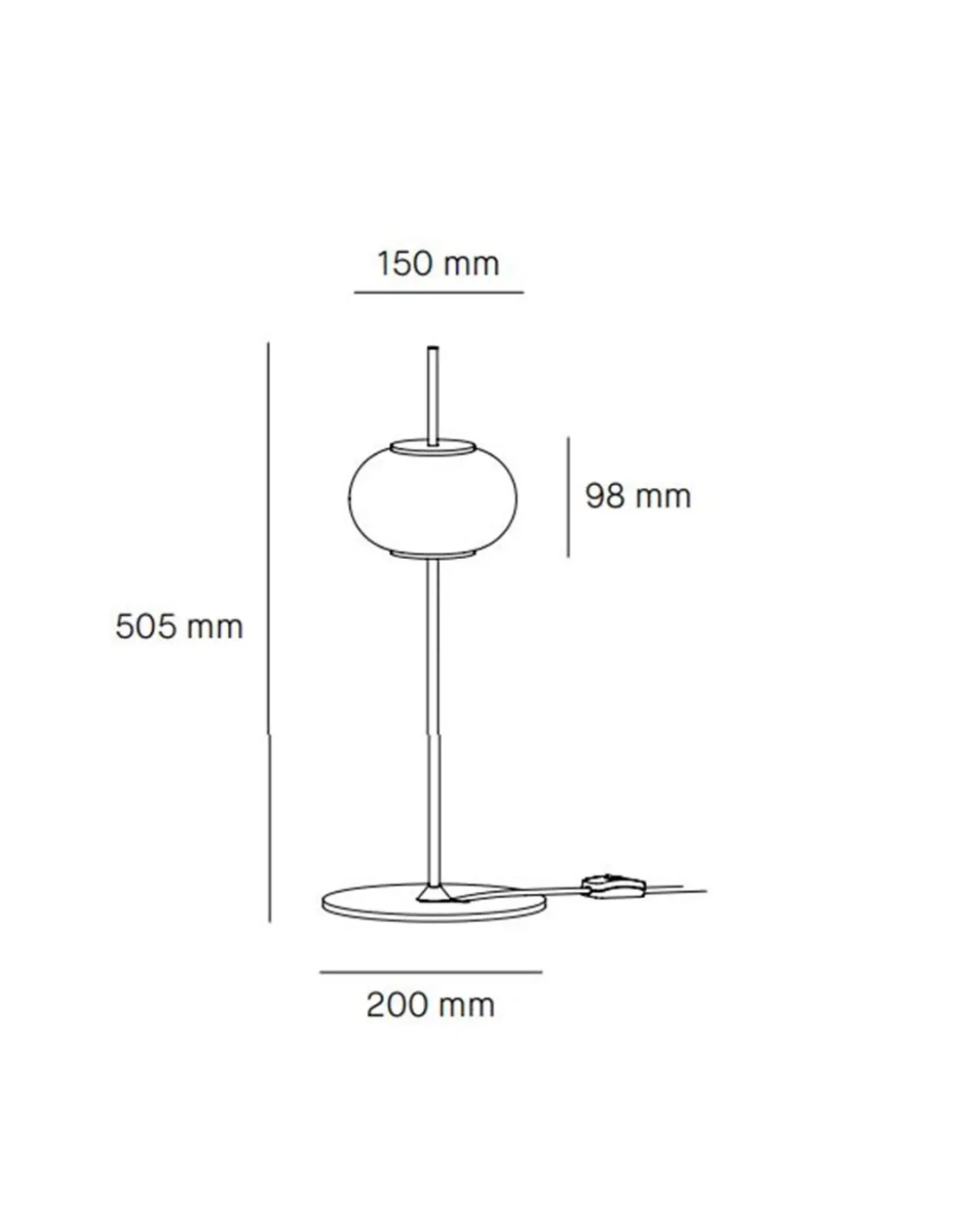 Lámpara de mesa Astros - Milán