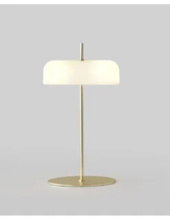 Lámpara de mesa Atil – Aromas – Lámpara de cristal blanco, LED 2700K, 50 cm