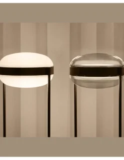 Lámpara de mesa Beaded T - B.lux - Doble difusor de vidrio soplado con luz directa e indirecta