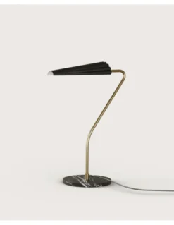 Lámpara de mesa Bion – Aromas – Lámpara decorativa negra+oro, Regulable, LED 2700K