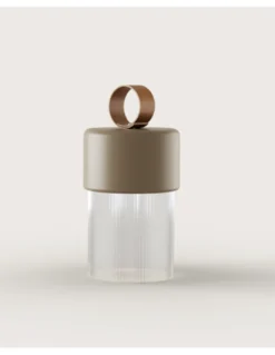 Lámpara de mesa Bora – Aromas – Lámpara de cerámica y vidrio, con batería recargable, regulable LED