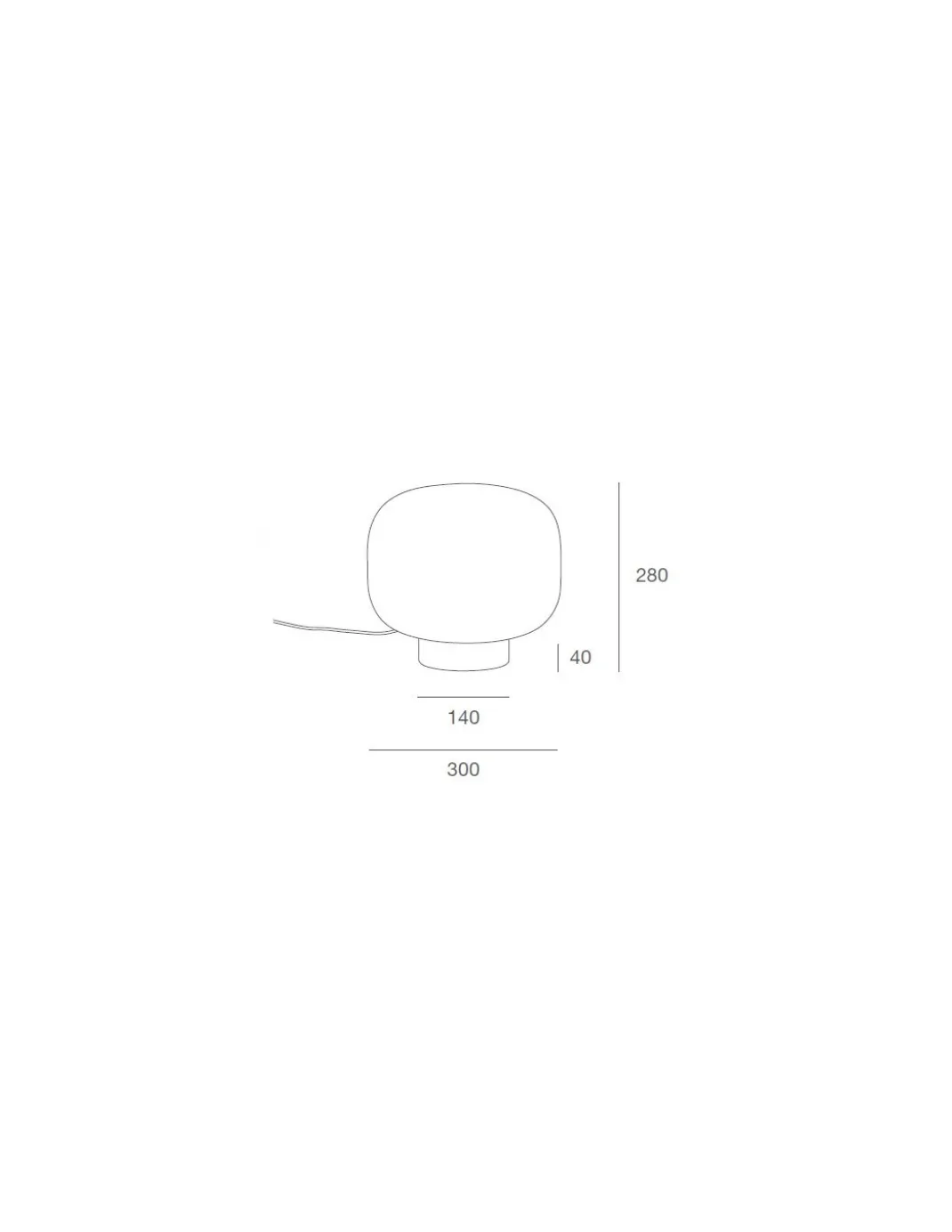 Lámpara de mesa Bulbo - Massmi - Lámpara bola LED