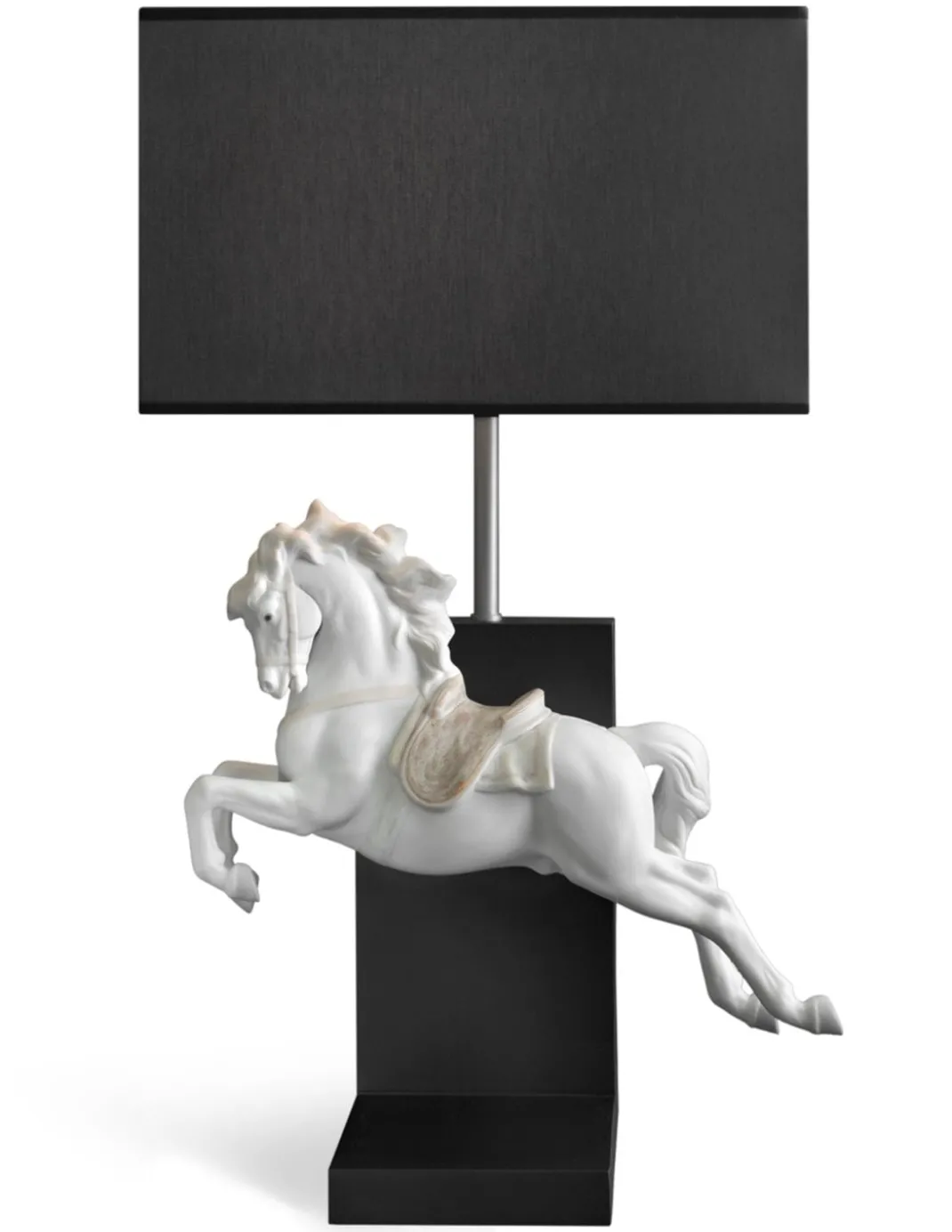 Lámpara de mesa Caballo Pirouette - Lladró - Lámpara con figura decorativa de porecelana