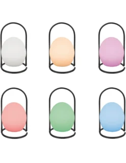 Lámpara de mesa Capriles - AJP - Lámpara portátil con luz RGB