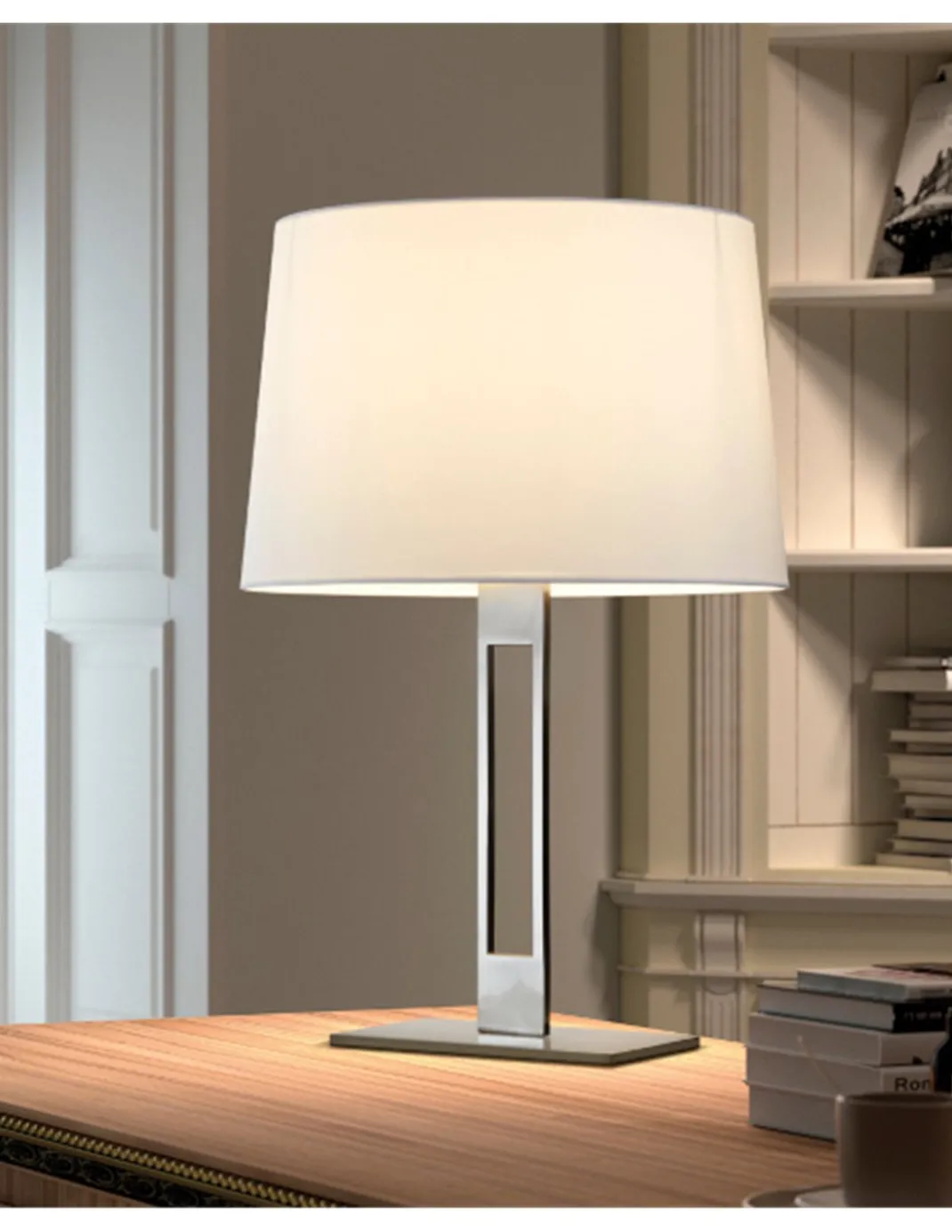 Lámpara de mesa Classical - Novolux Lighting - Lámpara elegante, pantalla de tela