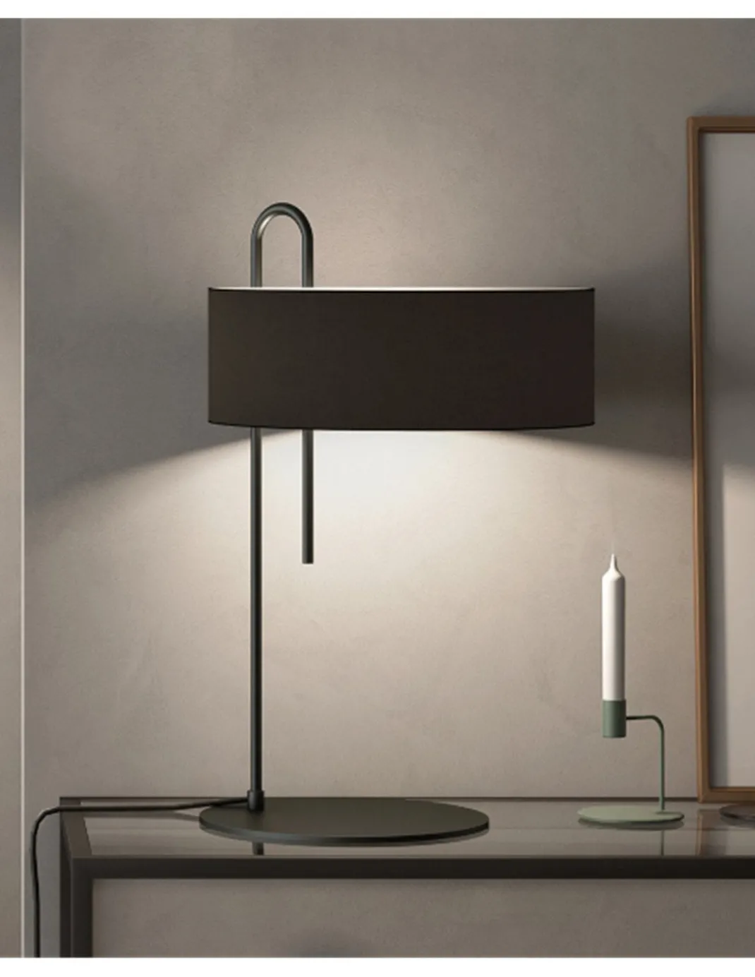 Lámpara de mesa Clip - ACB - Diseño elegante con pantalla de tela