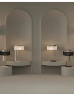 Lámpara de mesa Clip - ACB - Diseño elegante con pantalla de tela