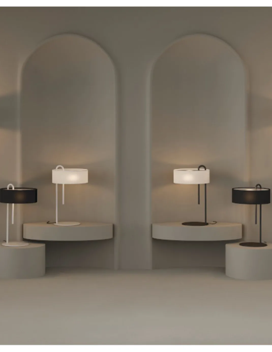 Lámpara de mesa Clip - ACB - Diseño elegante con pantalla de tela