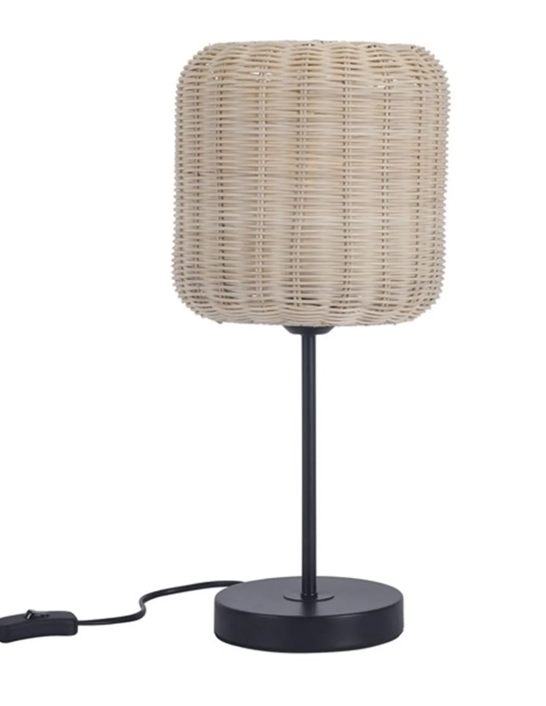 Lámpara de mesa Cortic - FORLIGHT - Lámpara de ratán natural