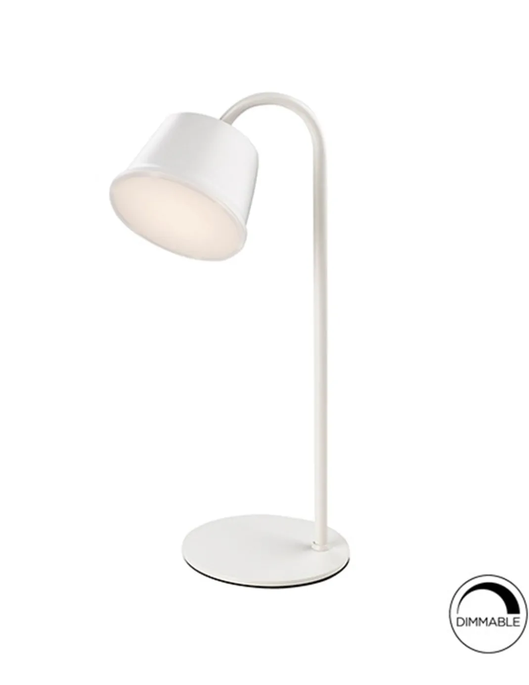 Lámpara de mesa Cuco – Schuller – Lámpara moderna en acabado corten o blanco