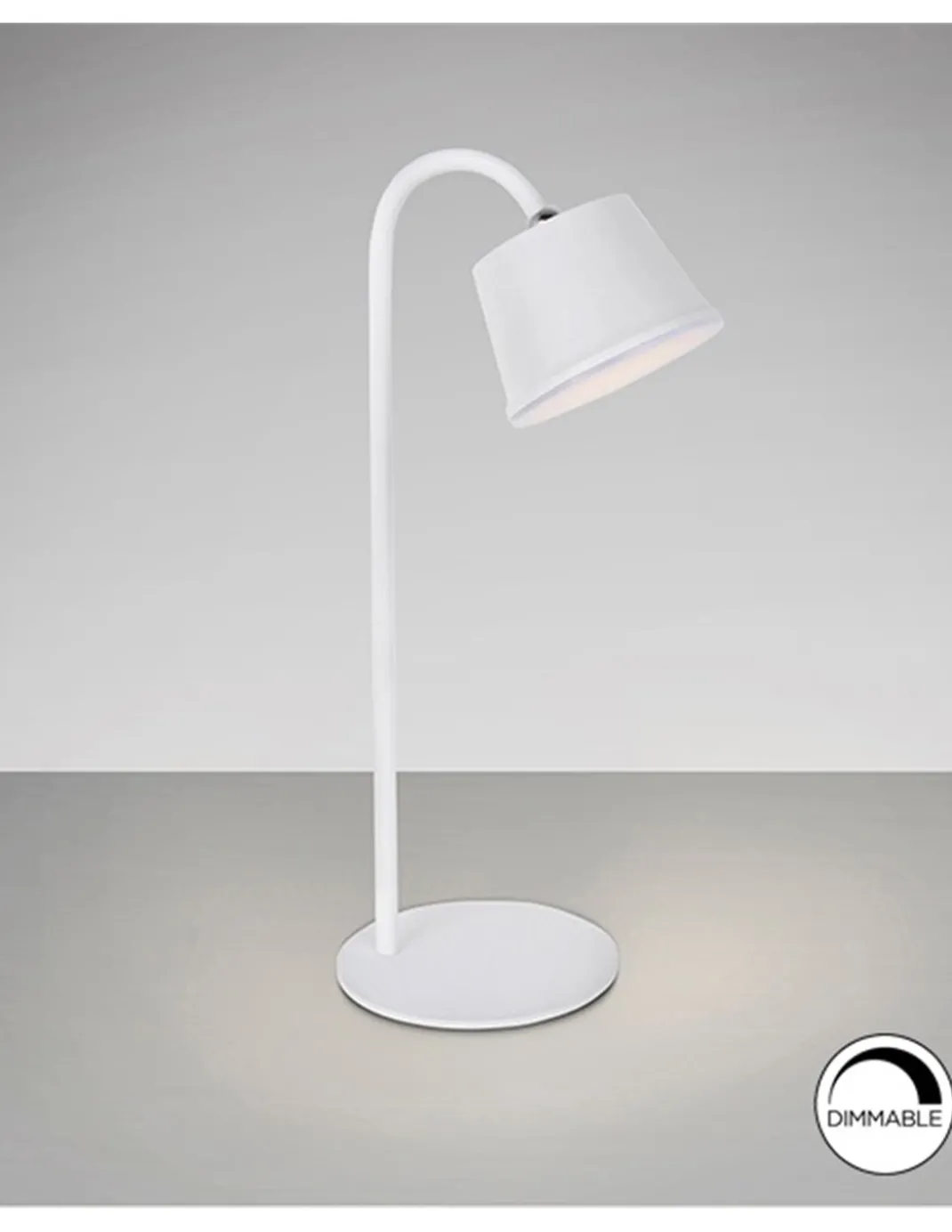 Lámpara de mesa Cuco – Schuller – Lámpara moderna en acabado corten o blanco