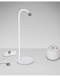 Lámpara de mesa Cuco – Schuller – Lámpara moderna en acabado corten o blanco