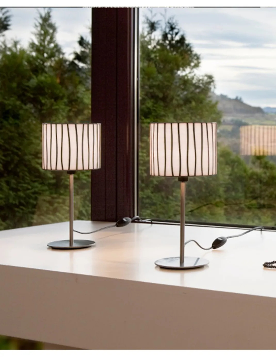 Lámpara de mesa Curvas - a-emotional light - Lámpara de vidrio