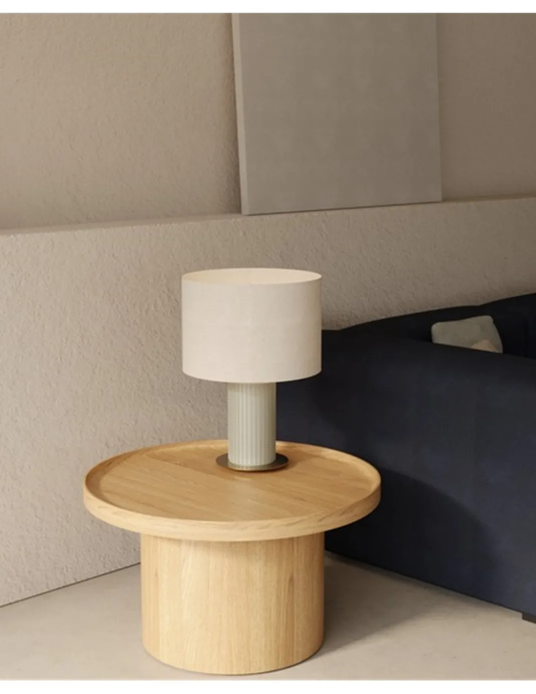 Lámpara de mesa Dab – Aromas – Lámpara decorativa de cerámica, Pantalla incluida
