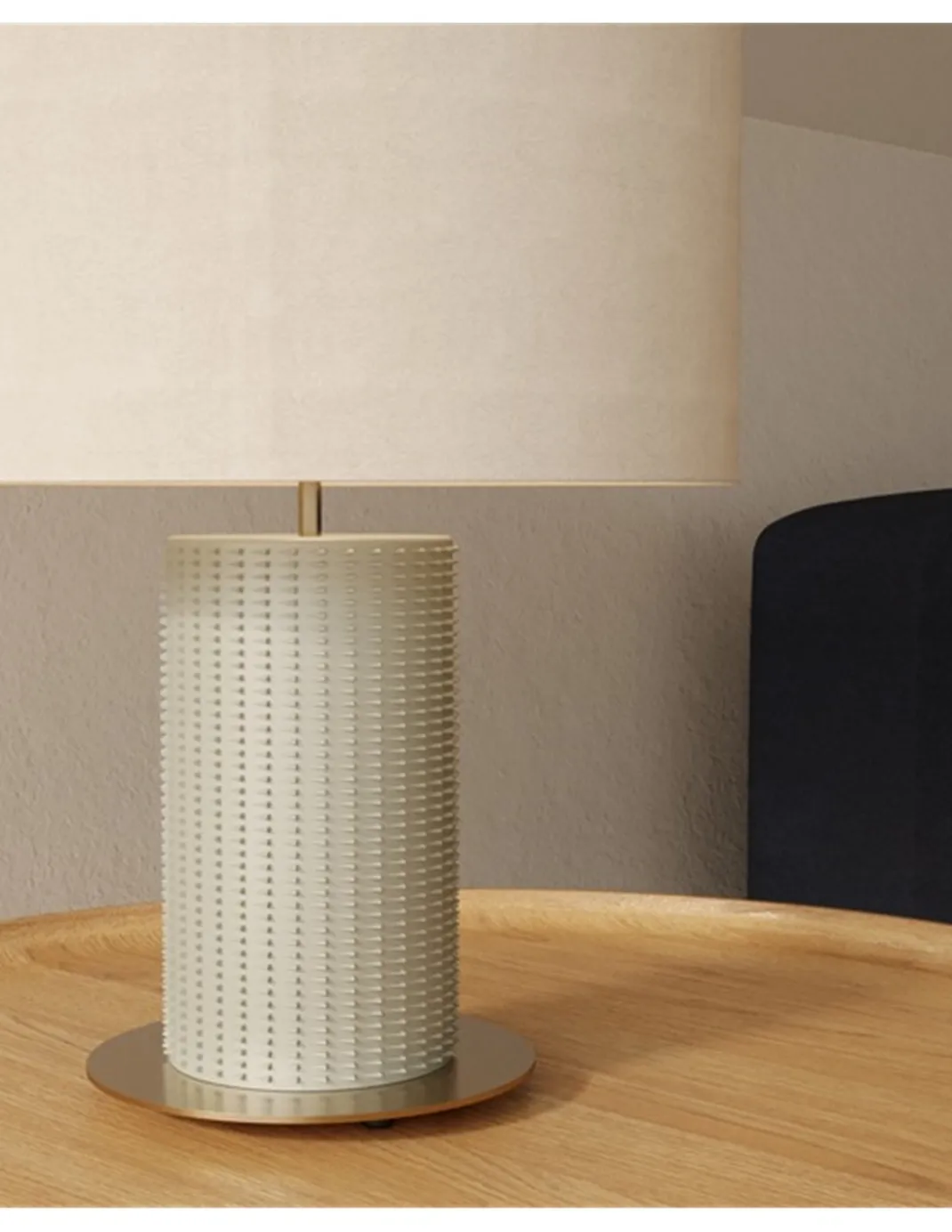 Lámpara de mesa Dab – Aromas – Lámpara decorativa de cerámica, Pantalla incluida