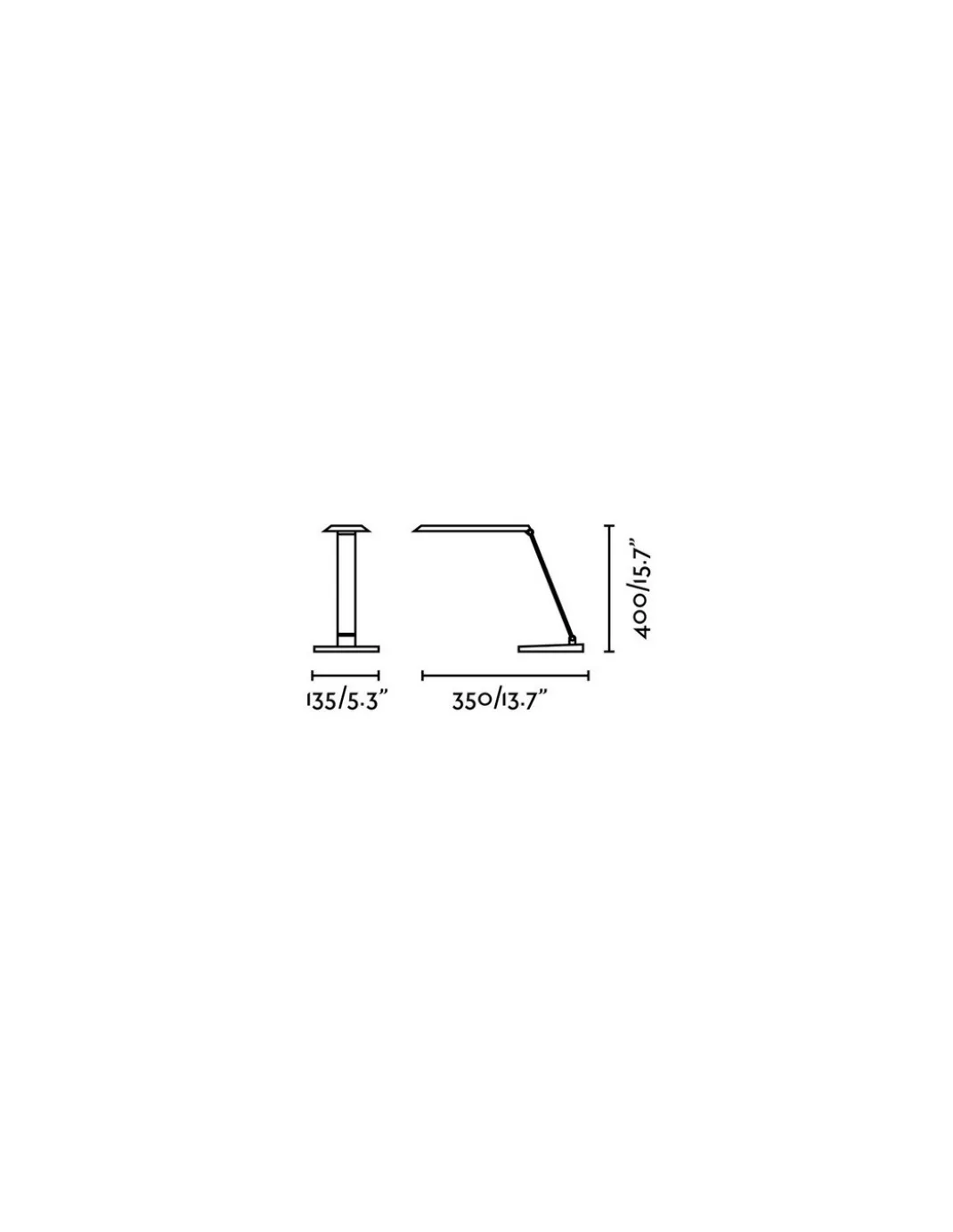 Lámpara de mesa de ABS LED regulable en intensidad con enchufe para USB en negro 4000K – Anouk – Faro