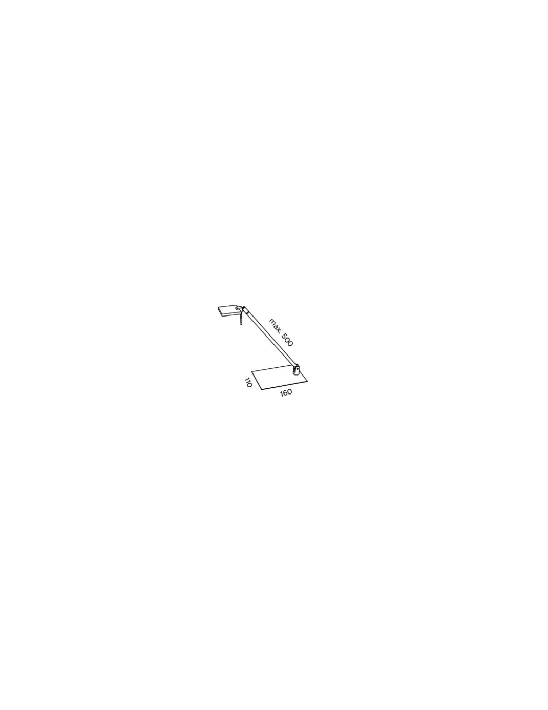 Lámpara de mesa Del 50cm alto - Pujol