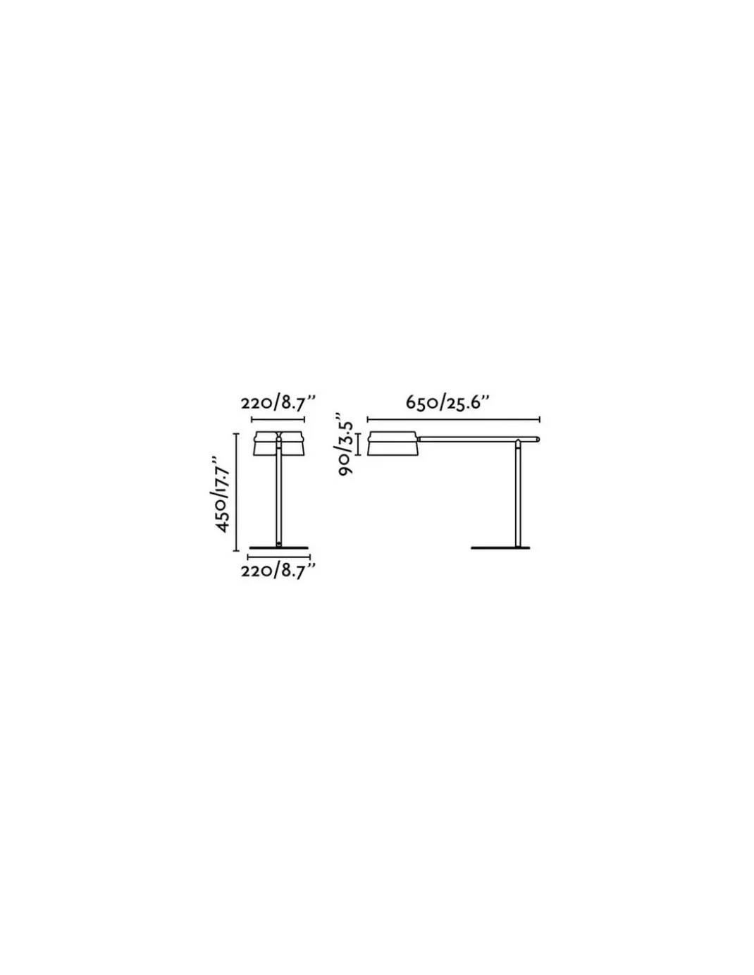 Lámpara de mesa de metal y madera LED orientable 350º y regulable en intensidad 2700K – Loop – Faro