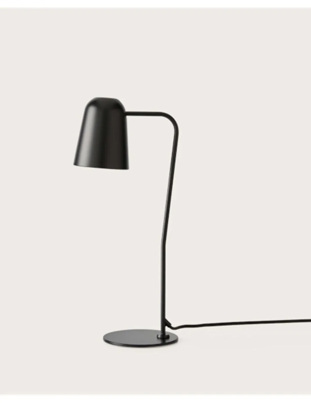 Lámpara de mesa Dobi - Aromas - Estructura metal negro mate,Alto: 47.5 cm, E27