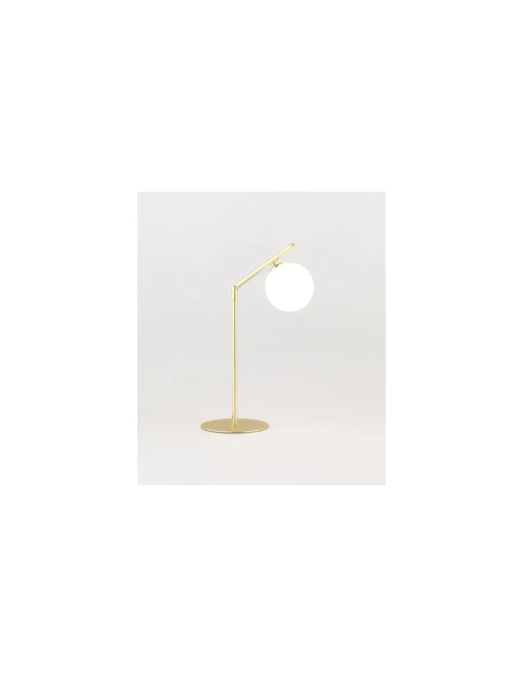 Lámpara de mesa Endo - Aromas. Lámpara tipo bola, Metal+vidrio soplado, LED 2700K