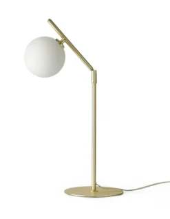 Lámpara de mesa Endo - Aromas. Lámpara tipo bola, Metal+vidrio soplado, LED 2700K