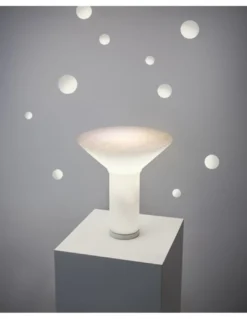 Lámpara de mesa Era – a-emotional light – Lámpara de vidrio artesanal, Altura: 37 cm