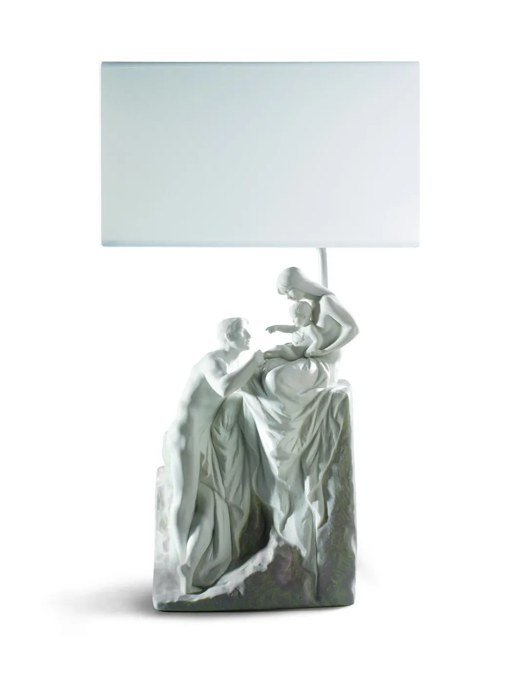 Lámpara de mesa Familia - Lladró - Lámpara decorativa de porcelana