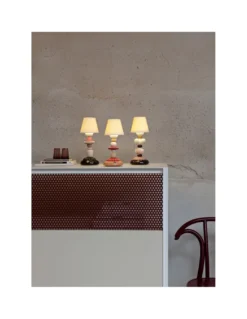 Lámpara de mesa Firefly Lotus - Lladró - Lámpara de porcelana recargable