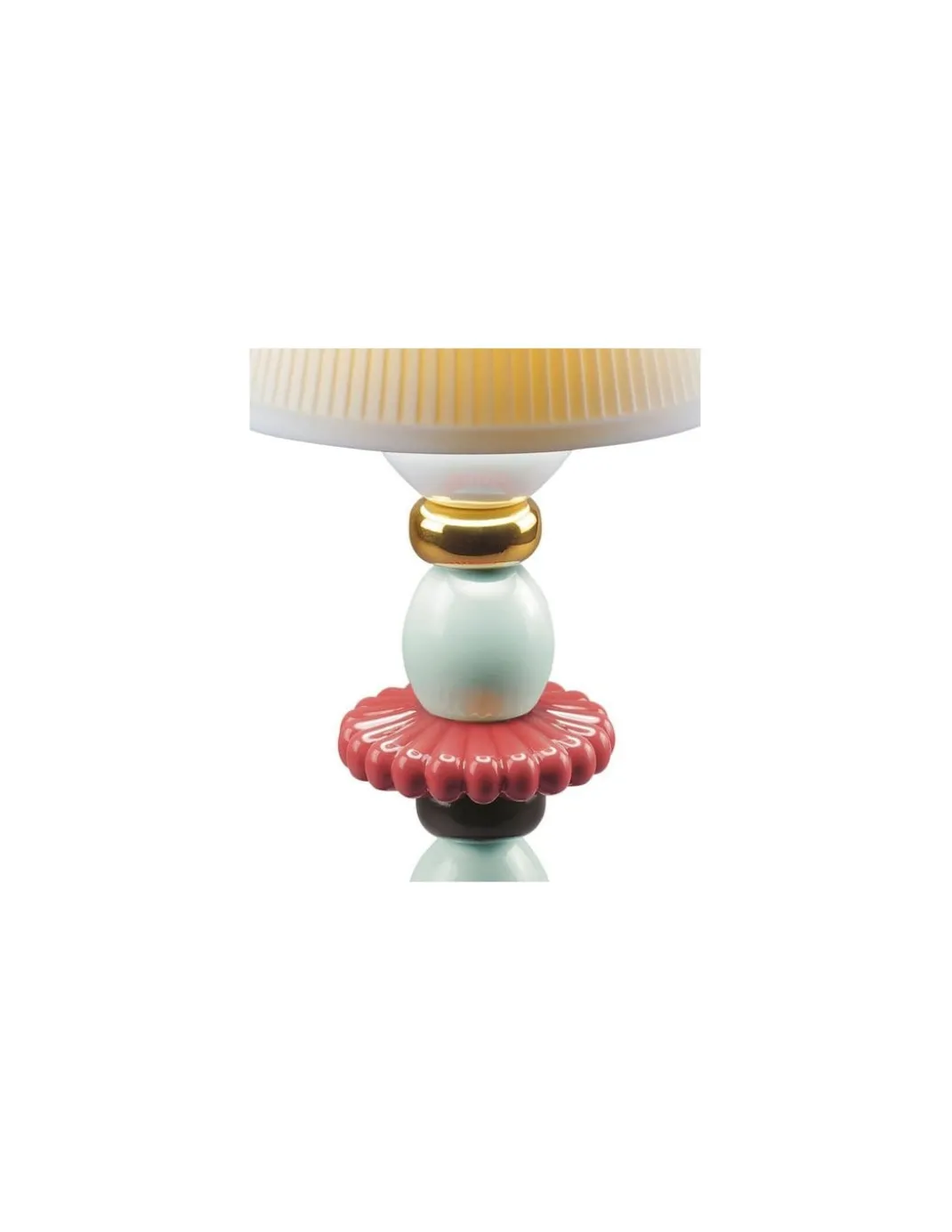 Lámpara de mesa Firefly Lotus - Lladró - Lámpara de porcelana recargable
